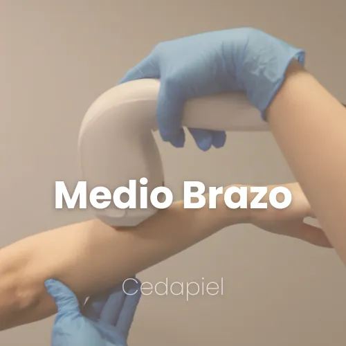 Depilación láser medio brazo cedapiel