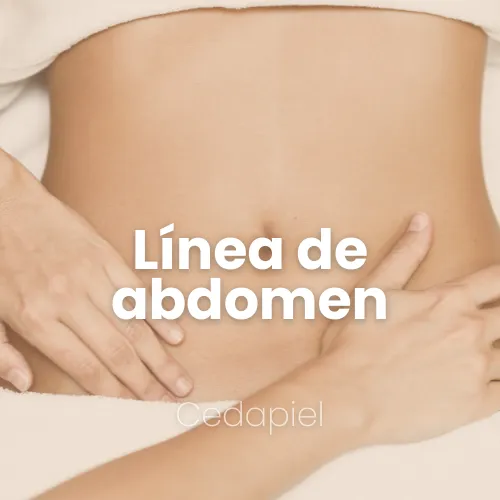 Depilación láser línea de abdomen cedapiel